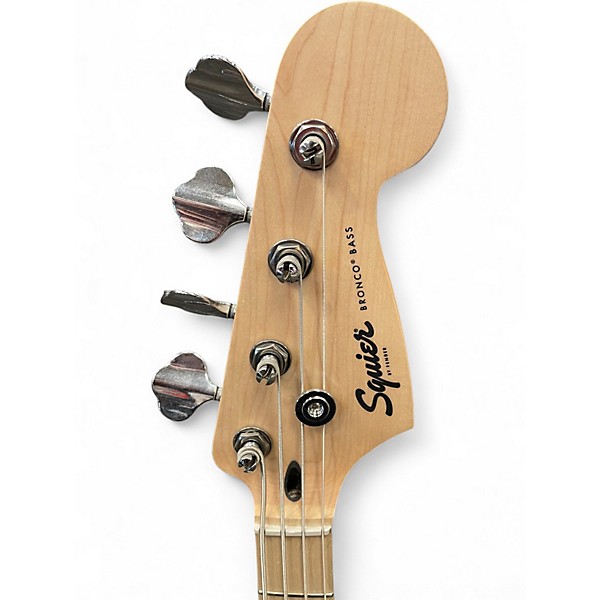 Used 2025 Squier SONIC BRONCO BASS Arctic White Electric Bass Guitar