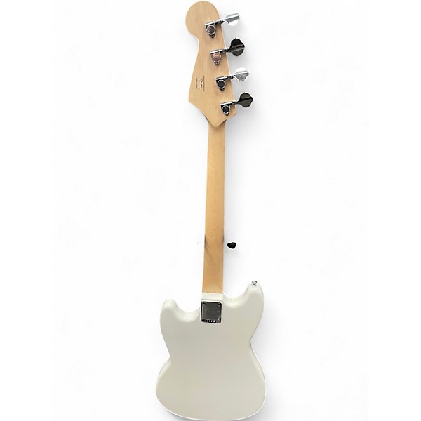Used 2025 Squier SONIC BRONCO BASS Arctic White Electric Bass Guitar