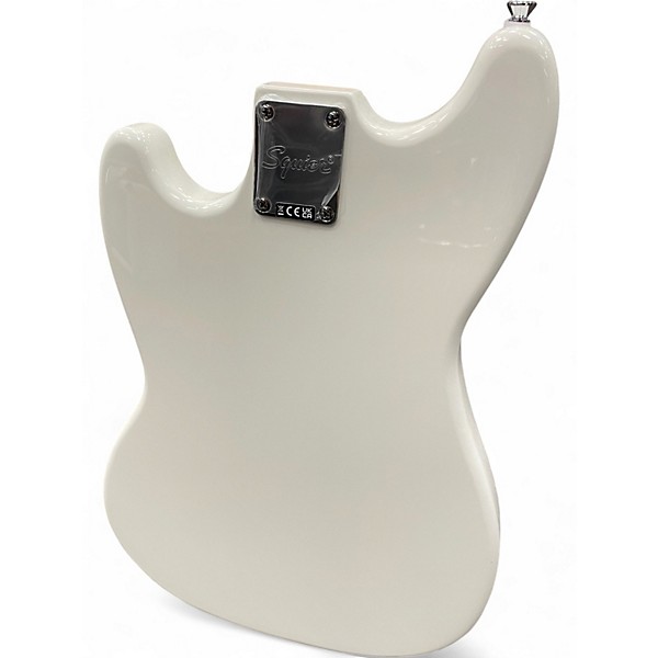 Used 2025 Squier SONIC BRONCO BASS Arctic White Electric Bass Guitar