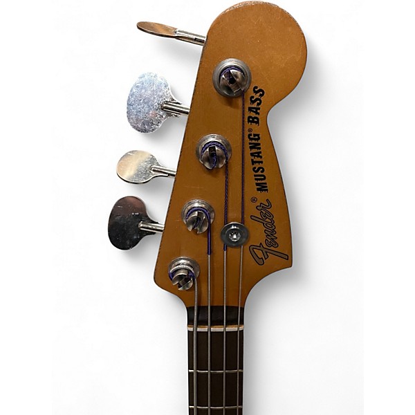 Used Fender Justin Meldal-Johnsen Road Worn Mustang Daphne Blue Electric Bass Guitar