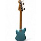 Used Fender Justin Meldal-Johnsen Road Worn Mustang Daphne Blue Electric Bass Guitar