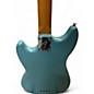 Used Fender Justin Meldal-Johnsen Road Worn Mustang Daphne Blue Electric Bass Guitar