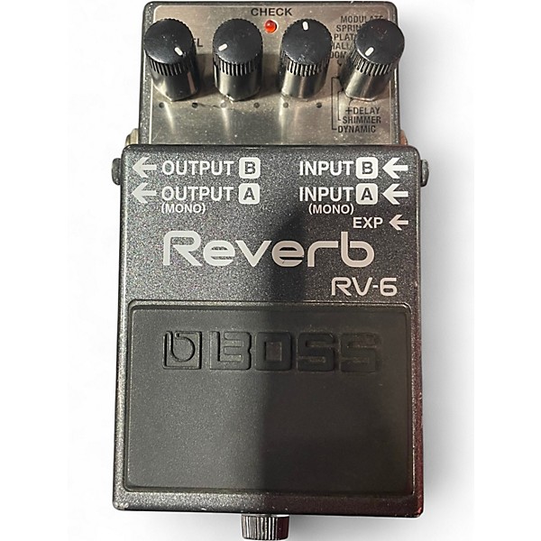 Used BOSS RV6 Digital Reverb Effect Pedal