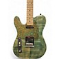 Used Michael Kelly T STYLE LEFT HANDED Ocean Turquoise Solid Body Electric Guitar