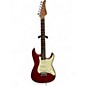 Used Eart LEFT HANDED STANDARD S STYLE Red Solid Body Electric Guitar thumbnail