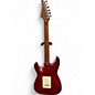 Used Eart LEFT HANDED STANDARD S STYLE Red Solid Body Electric Guitar
