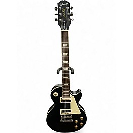 Used Epiphone Les Paul Traditional Pro IV Black Solid Body Electric Guitar
