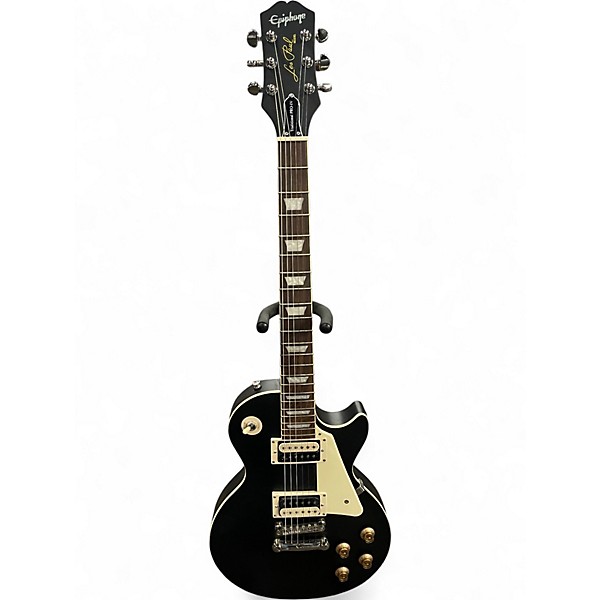 Used Epiphone Les Paul Traditional Pro IV Black Solid Body Electric Guitar