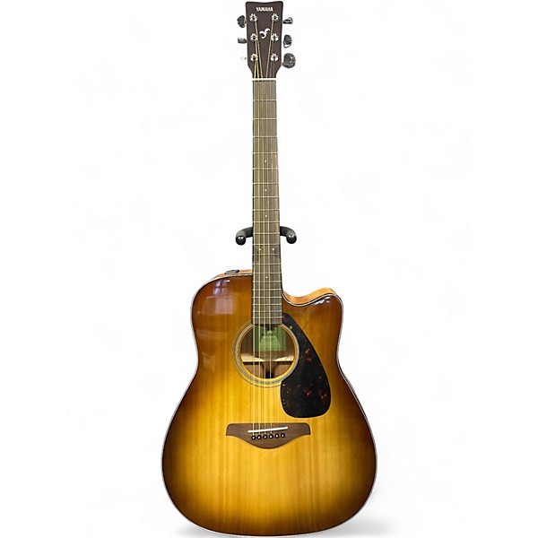 Used Yamaha FGX800C 2 Color Sunburst Acoustic Guitar