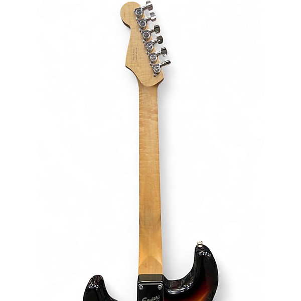Used Squier STRATOCASTER 3 Color Sunburst Solid Body Electric Guitar