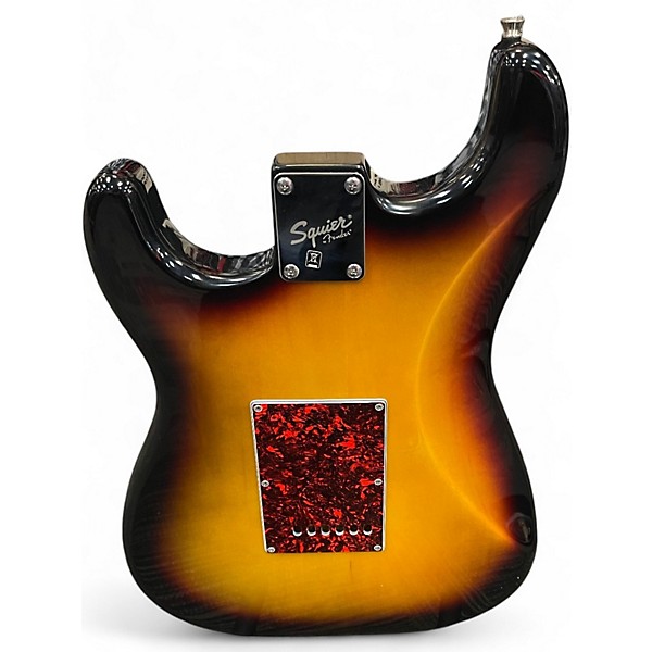 Used Squier STRATOCASTER 3 Color Sunburst Solid Body Electric Guitar