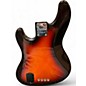 Vintage 1996 Fender Deluxe Jazz Bass 3 Tone Sunburst Electric Bass Guitar