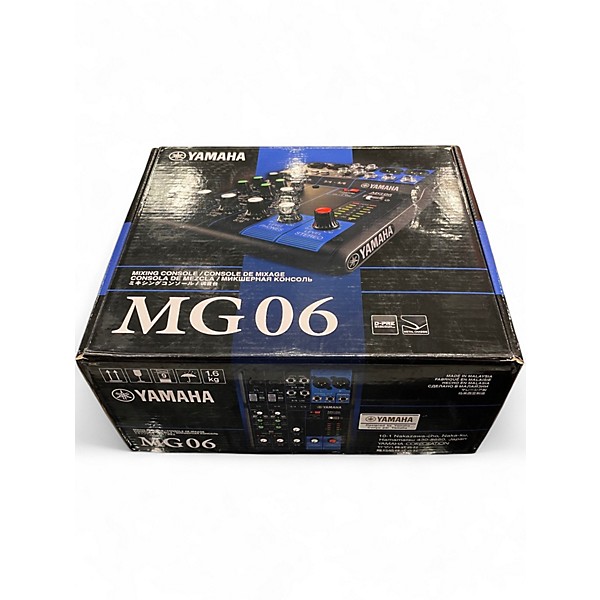 Used Yamaha MG06 Unpowered Mixer