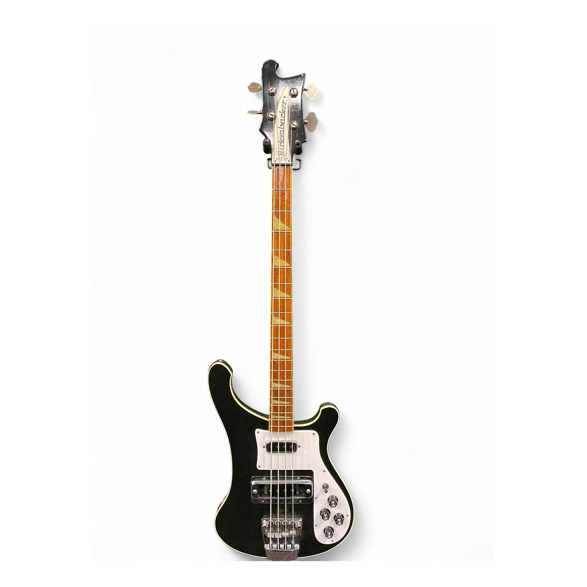 Vintage 1977 Rickenbacker 4001 Black Electric Bass Guitar Black