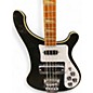 Vintage 1977 Rickenbacker 4001 Black Electric Bass Guitar