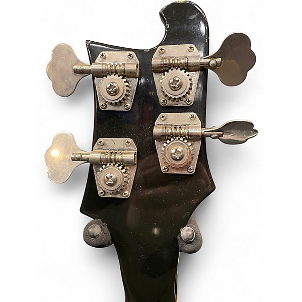Vintage 1977 Rickenbacker 4001 Black Electric Bass Guitar