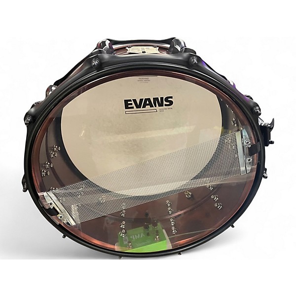 Used SJC Drums 14in  jay weinberg the crucible snare alpha brass Drum