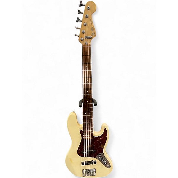 Used Fender Standard Jazz Bass 5-String Olympic White Electric Bass Guitar