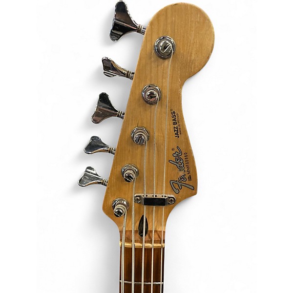 Used Fender Standard Jazz Bass 5-String Olympic White Electric Bass Guitar