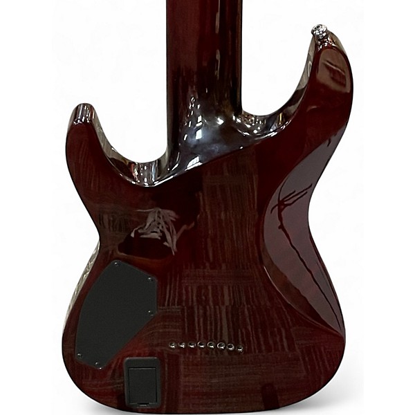 Used Schecter Guitar Research Hellraiser c-8 Black Cherry Solid Body Electric Guitar