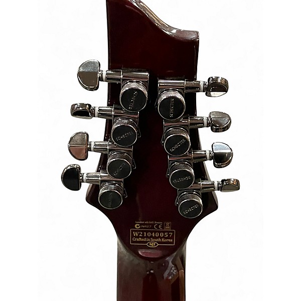 Used Schecter Guitar Research Hellraiser c-8 Black Cherry Solid Body Electric Guitar
