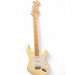 Used Fender Artist Series Eric Clapton Stratocaster Olympic White Solid Body Electric Guitar