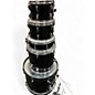 Used TAMA 7 Piece Imperialstar Black Drum Kit