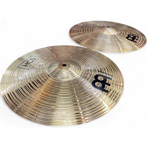 Used MEINL 14in HCS Hi Hat Pair Cymbal