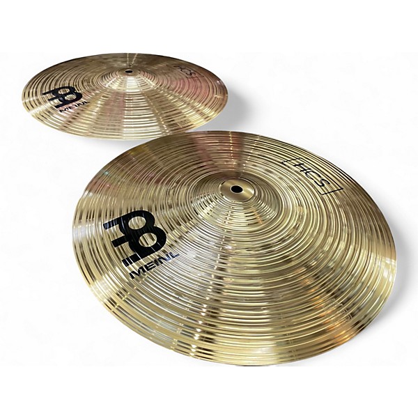 Used MEINL 14in HCS Hi Hat Pair Cymbal