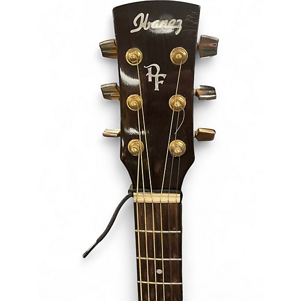 Used Ibanez pf15ecent Natural Acoustic Guitar