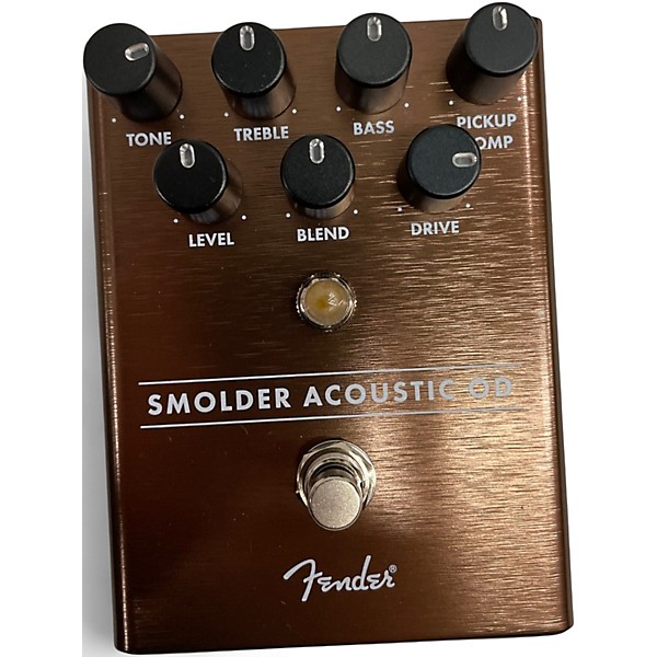 Used Fender Smolder Acoustic OD Effect Pedal