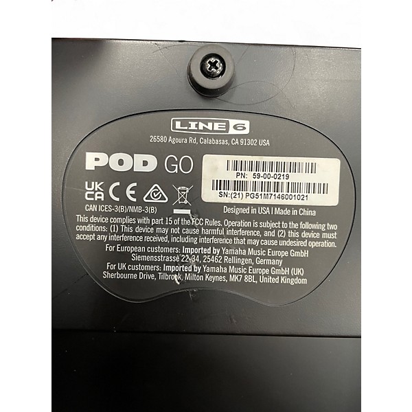 Used Line 6 POD GO Effect Processor