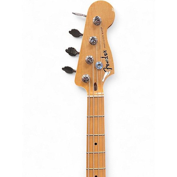 Used 2025 Fender Standard Precision Bass White Electric Bass Guitar