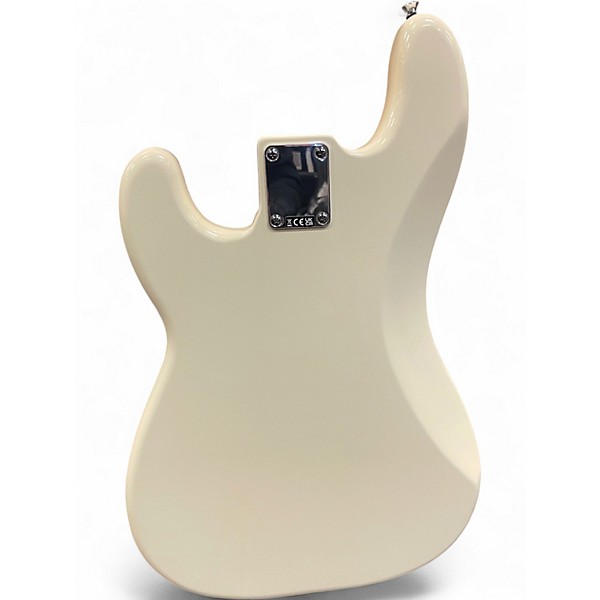 Used 2025 Fender Standard Precision Bass White Electric Bass Guitar
