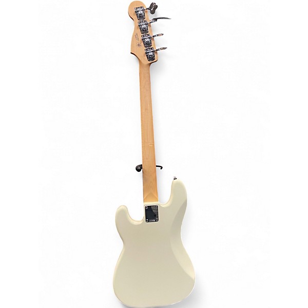 Used 2025 Fender Standard Precision Bass White Electric Bass Guitar