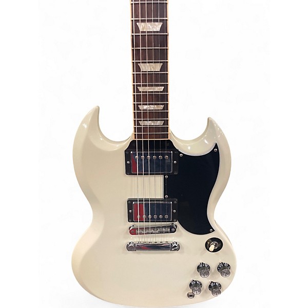 Used Gibson 1961 Reissue SG Antique White Solid Body Electric Guitar