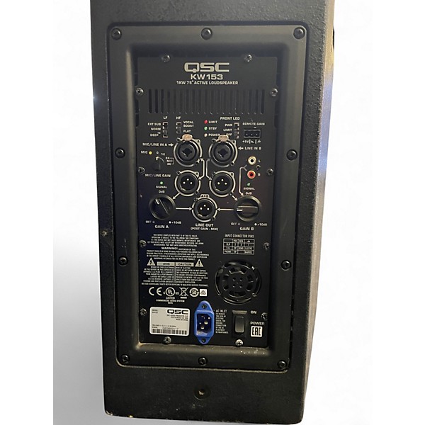 Used QSC KW153 15in 3-Way Powered Speaker