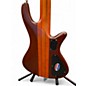 Used Schecter Guitar Research Stiletto Studio 5 String Left Handed Satin Honey Electric Bass Guitar