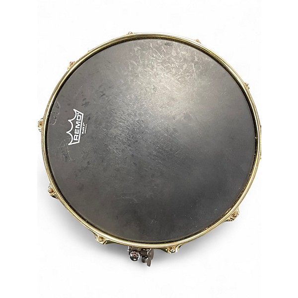 Used Mcd Percussion 14in Custom Snare Red Burst Drum