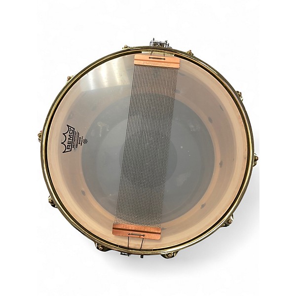 Used Mcd Percussion 14in Custom Snare Red Burst Drum