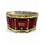 Used Mcd Percussion 14in Custom Snare Red Burst Drum