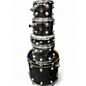 Used DW 5 Piece All Maple Shells Black Drum Kit thumbnail