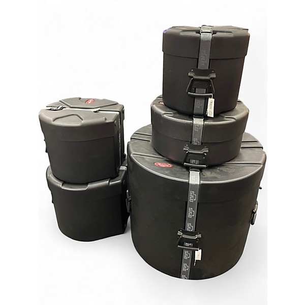Used DW 5 Piece All Maple Shells Black Drum Kit