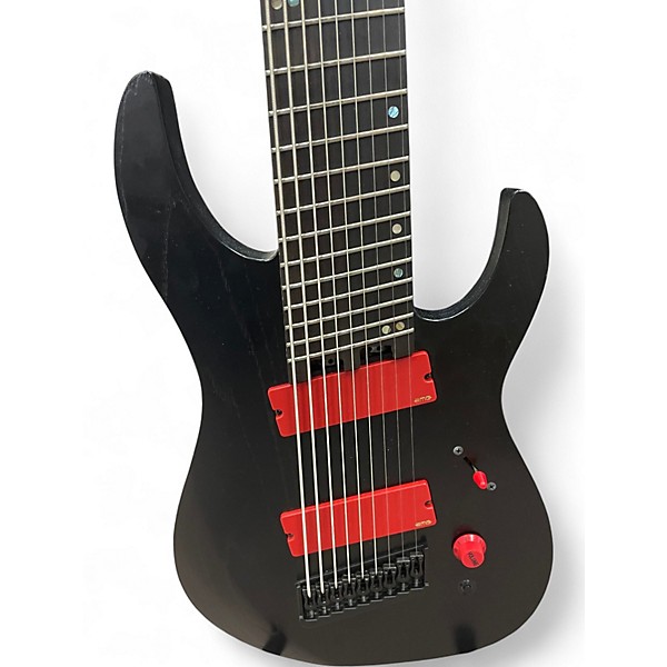 Used Legator Ninja Performance Multi-Scale 9-String Satin Stealth Black Solid Body Electric Guitar