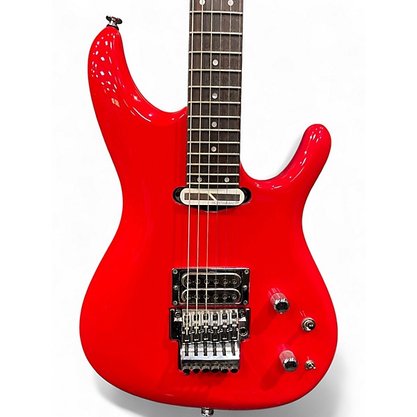 Used Ibanez JS2480MCR JOE SATRIANI SIGNATURE Metallic Red Solid Body Electric Guitar