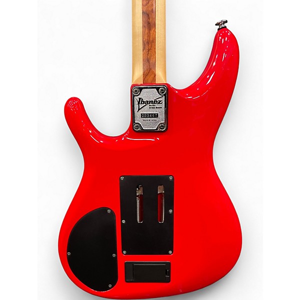 Used Ibanez JS2480MCR JOE SATRIANI SIGNATURE Metallic Red Solid Body Electric Guitar