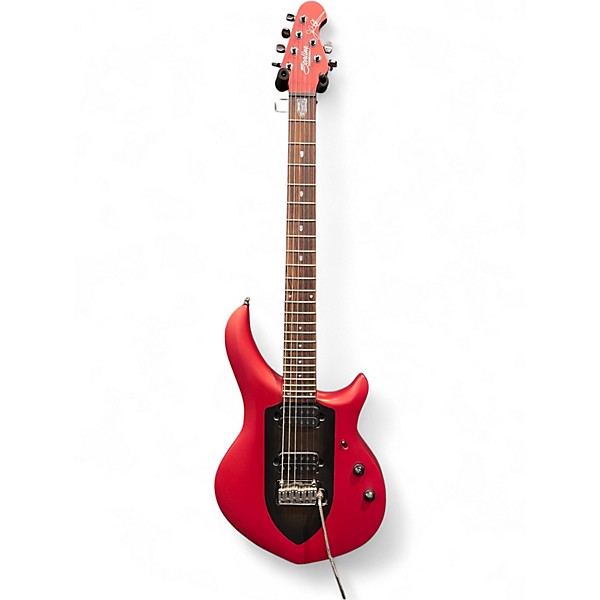 Used Sterling by Music Man MAJ100 JOHN PETRUCCI SIGNATURE ICED CRIMSON Solid Body Electric Guitar