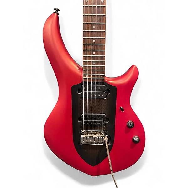 Used Sterling by Music Man MAJ100 JOHN PETRUCCI SIGNATURE ICED CRIMSON Solid Body Electric Guitar