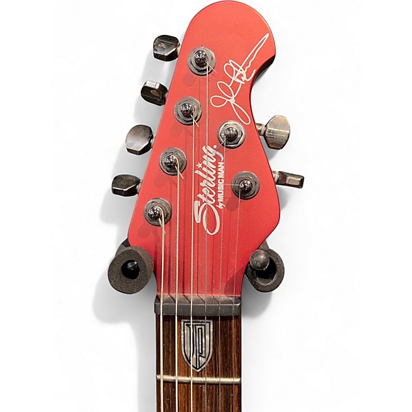 Used Sterling by Music Man MAJ100 JOHN PETRUCCI SIGNATURE ICED CRIMSON Solid Body Electric Guitar