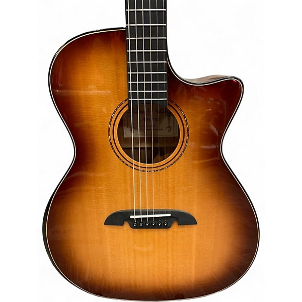 Used Alvarez AGPF700 Sandburst Acoustic Electric Guitar